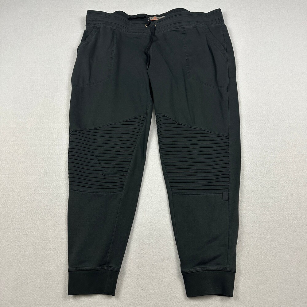 5.11 Tactical Pants Men Extra Large Black Moto Ribbed Knee Fleece Joggers XL